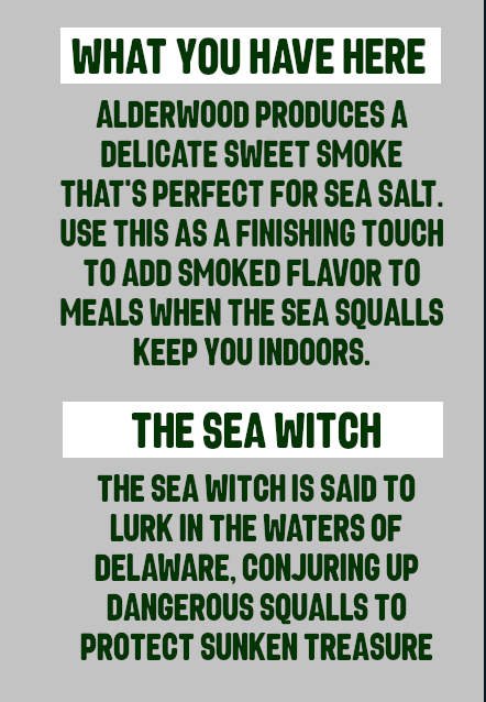 Sea Witch - Alderwood Smoked Sea Salt