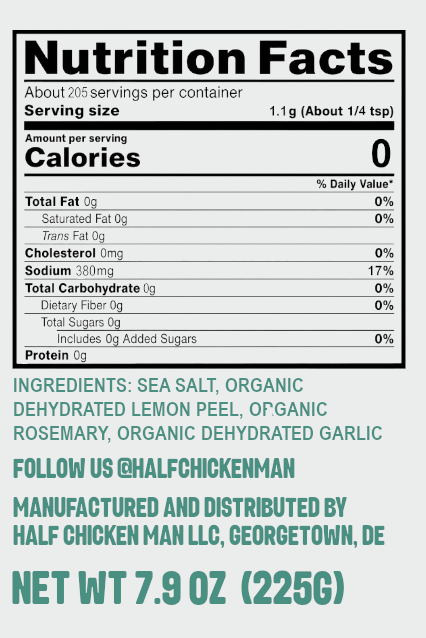 Trunko - Lemon Rosemary Sea Salt